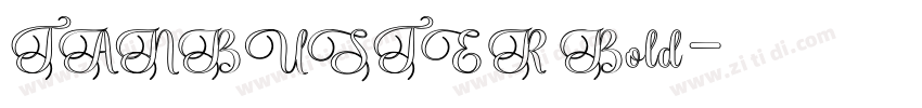 TANBUSTER Bold字体转换